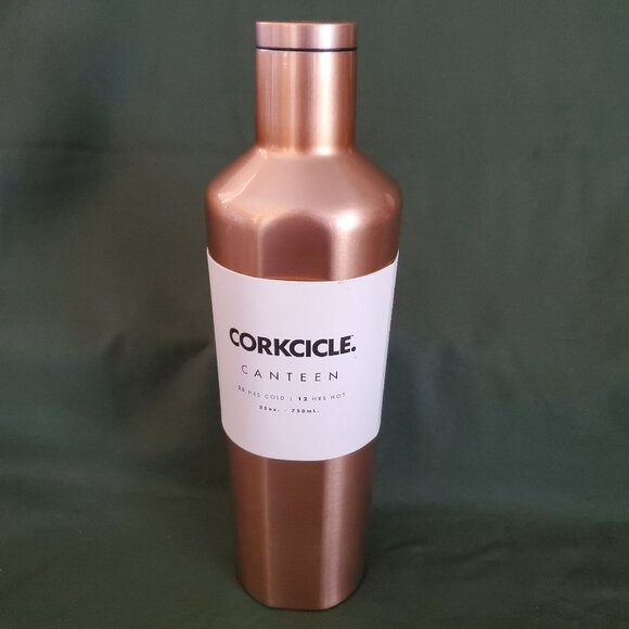 Corkcicle Canteen Water Bottle 25 Hrs COLD 12 Hrs HOT Triple Insulated 25 oz New - Picture 1 of 9